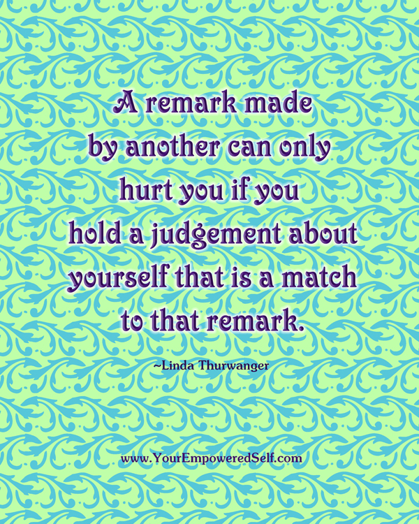 others cannot make you feel bad about yourself